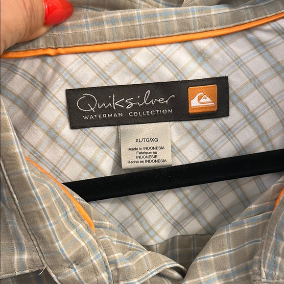 Men's Beige Plaid Shirt - Picture 2 of 5